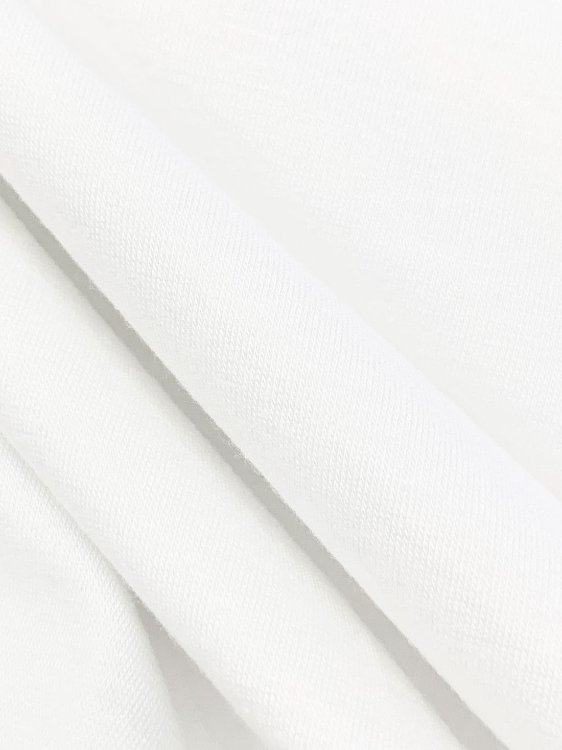 White Rayon/Lycra Jersey Knit 58W