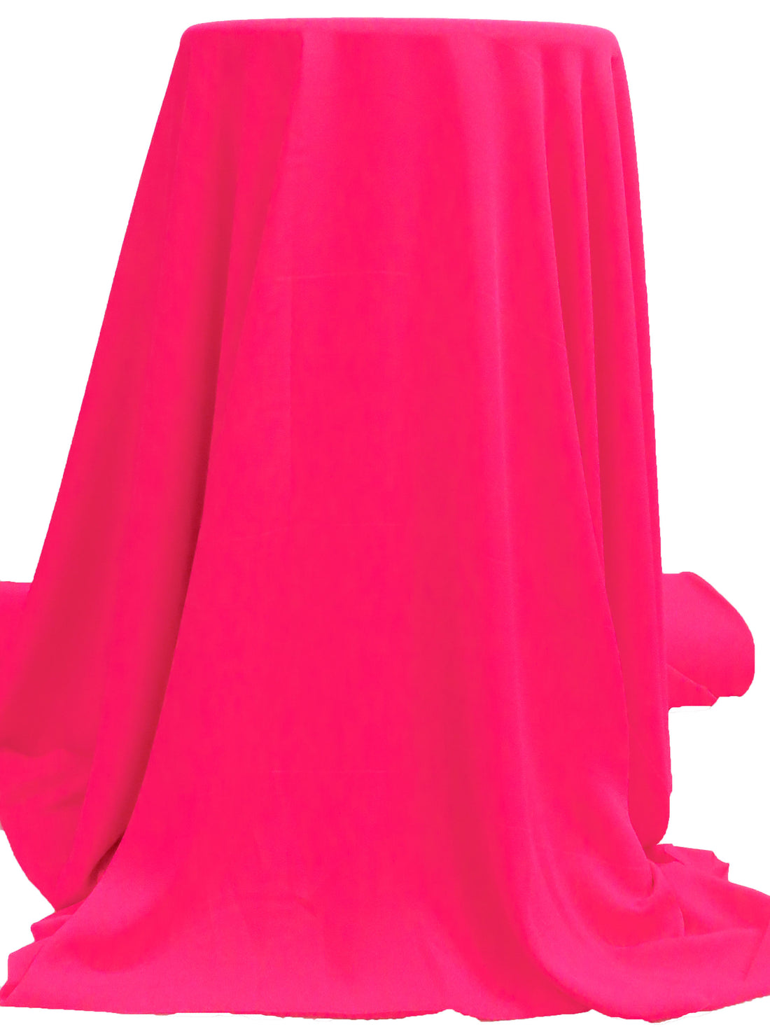 Folly Pink 100% Polyester Micro Twill Blouse Weight Woven - NY Designer - 58W