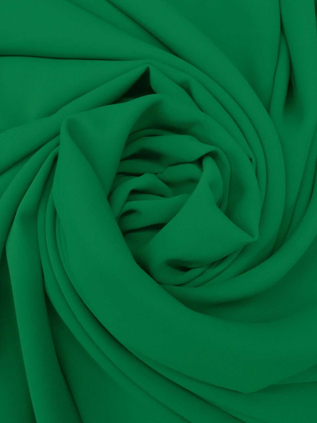 Vivid Spanish Green 100% Polyester Micro Twill Blouse Weight Woven - NY Designer - 58W