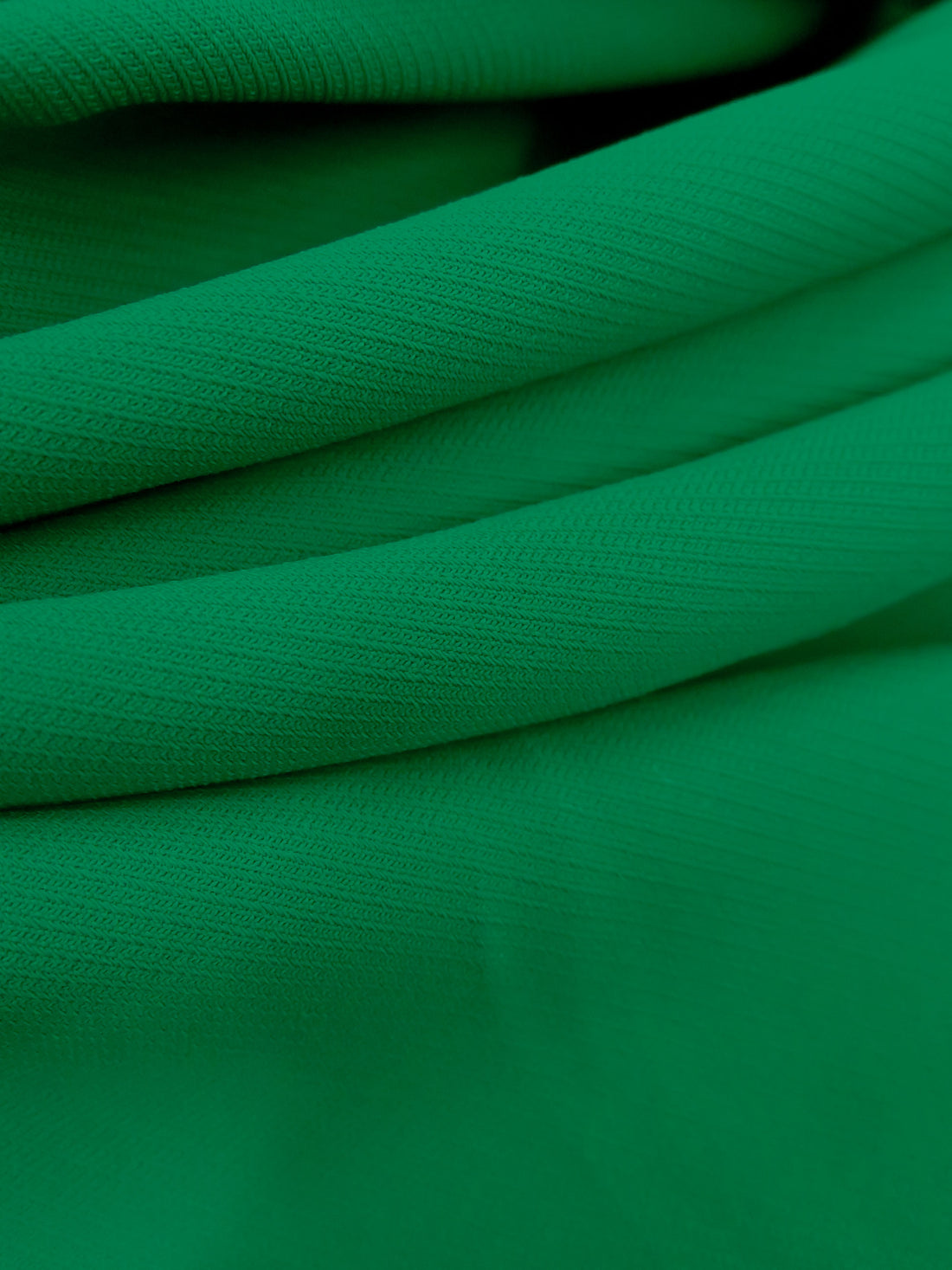 Vivid Spanish Green 100% Polyester Micro Twill Blouse Weight Woven - NY Designer - 58W