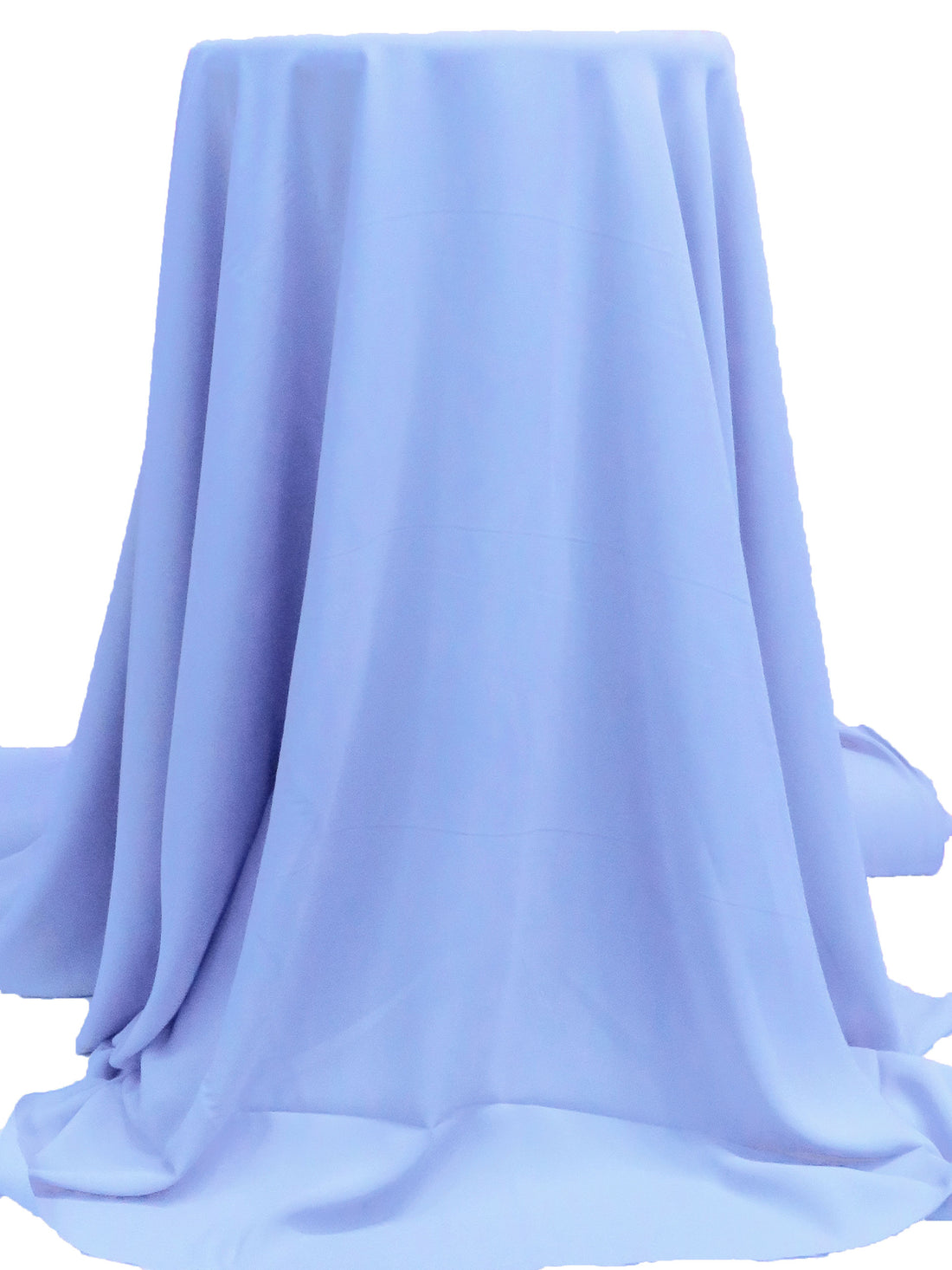 Periwinkle 100% Polyester Micro Twill Blouse Weight Woven - NY Designer - 58W