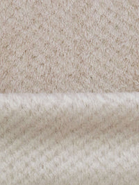 Sand Dollar 100% Polyester Check Weave High Loft Fleece - Polartec - 62W