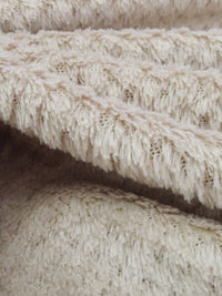 Sand Dollar 100% Polyester Check Weave High Loft Fleece - Polartec - 62W