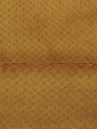 Golden Brown 100% Polyester Check Weave High Loft Fleece - Polartec - 62W