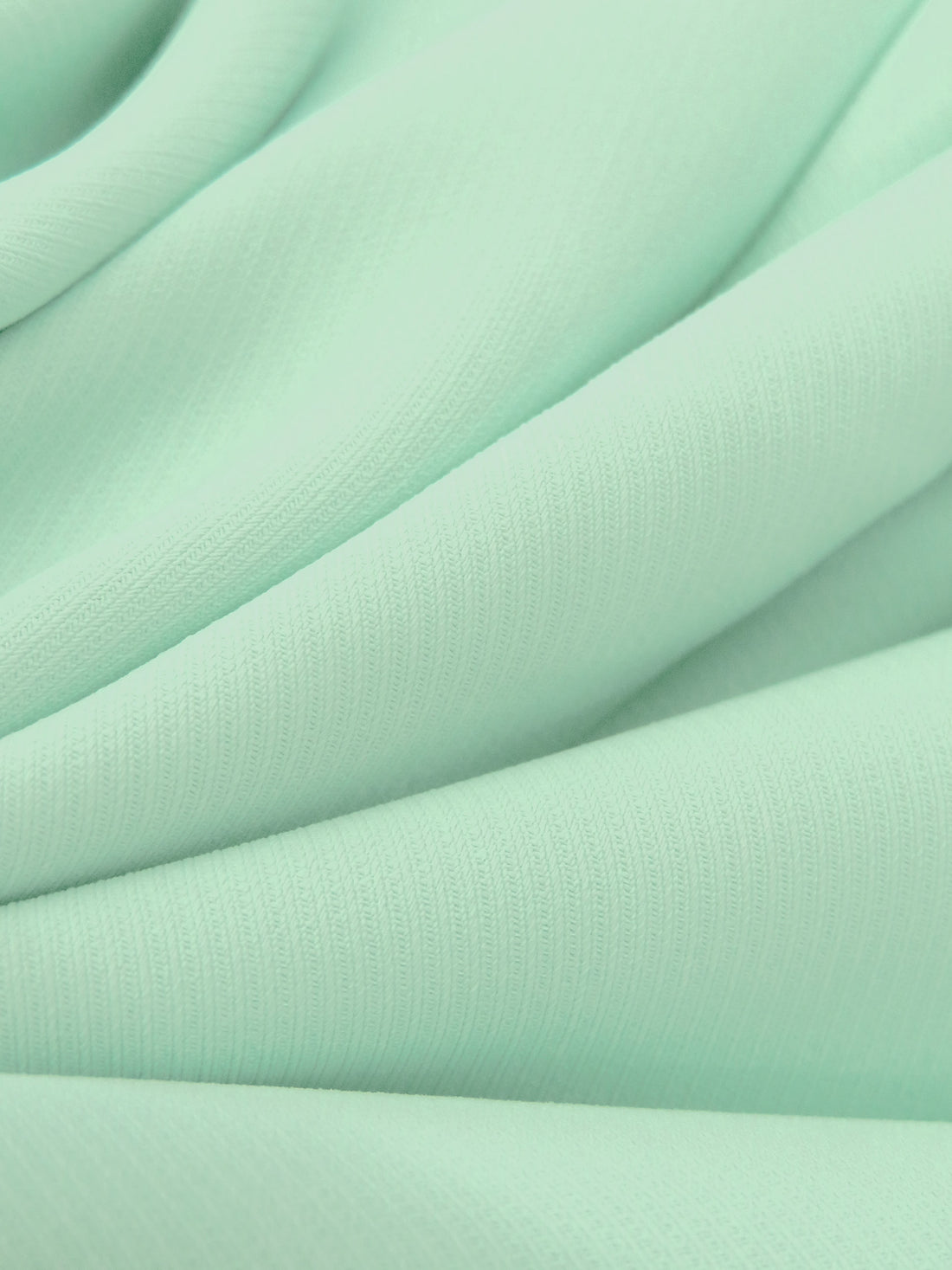 Pale Mint 100% Polyester Micro Twill Blouse Weight Woven - NY Designer - 58W