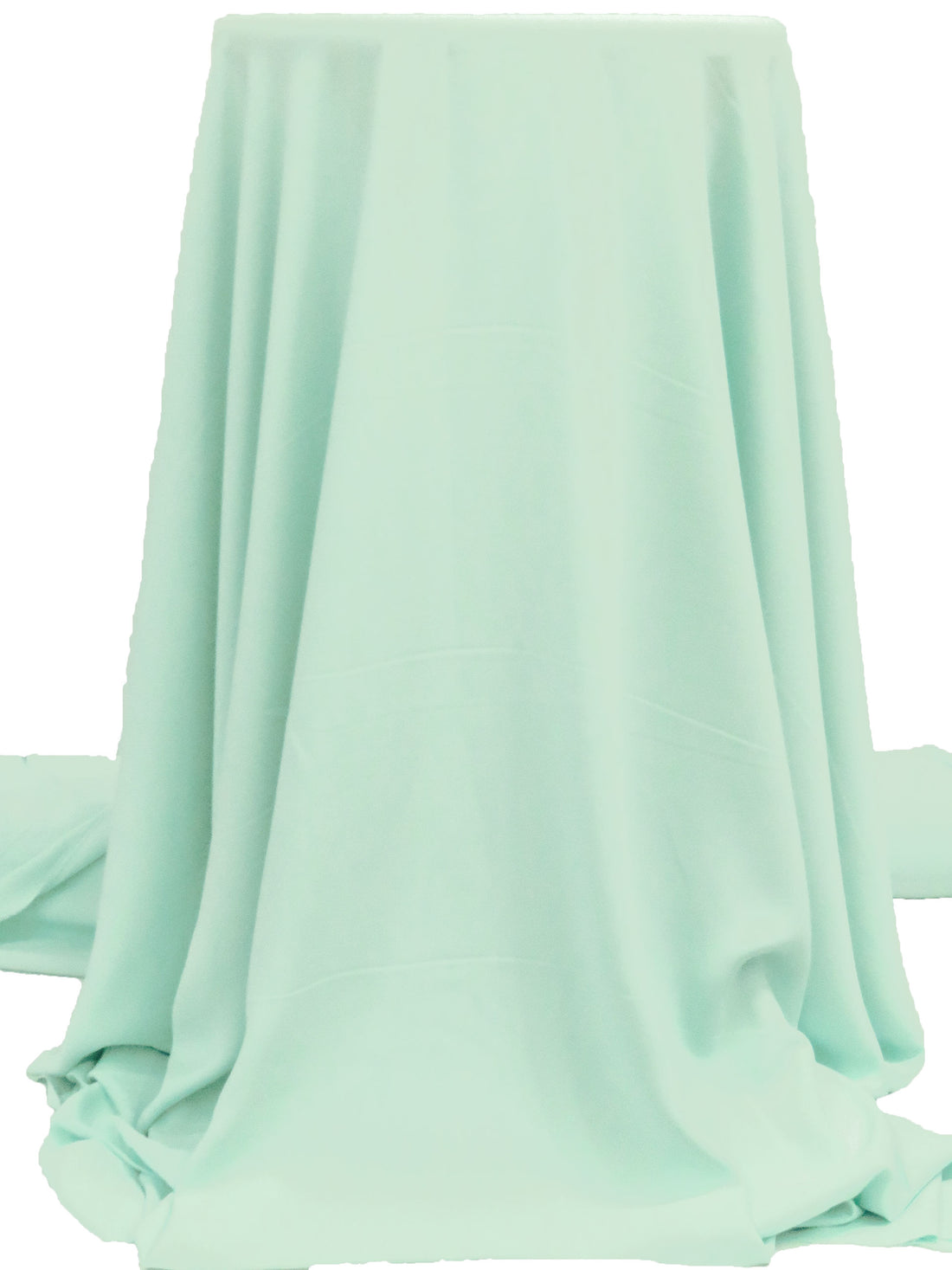 Pale Mint 100% Polyester Micro Twill Blouse Weight Woven - NY Designer - 58W