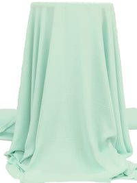 Pale Mint 100% Polyester Micro Twill Blouse Weight Woven - NY Designer - 58W