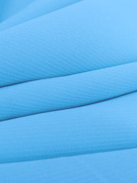 Sky Blue 100% Polyester Micro Twill Blouse Weight Woven - NY Designer - 58W