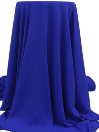 Samsung Blue 100% Polyester Micro Twill Blouse Weight Woven - NY Designer - 58W