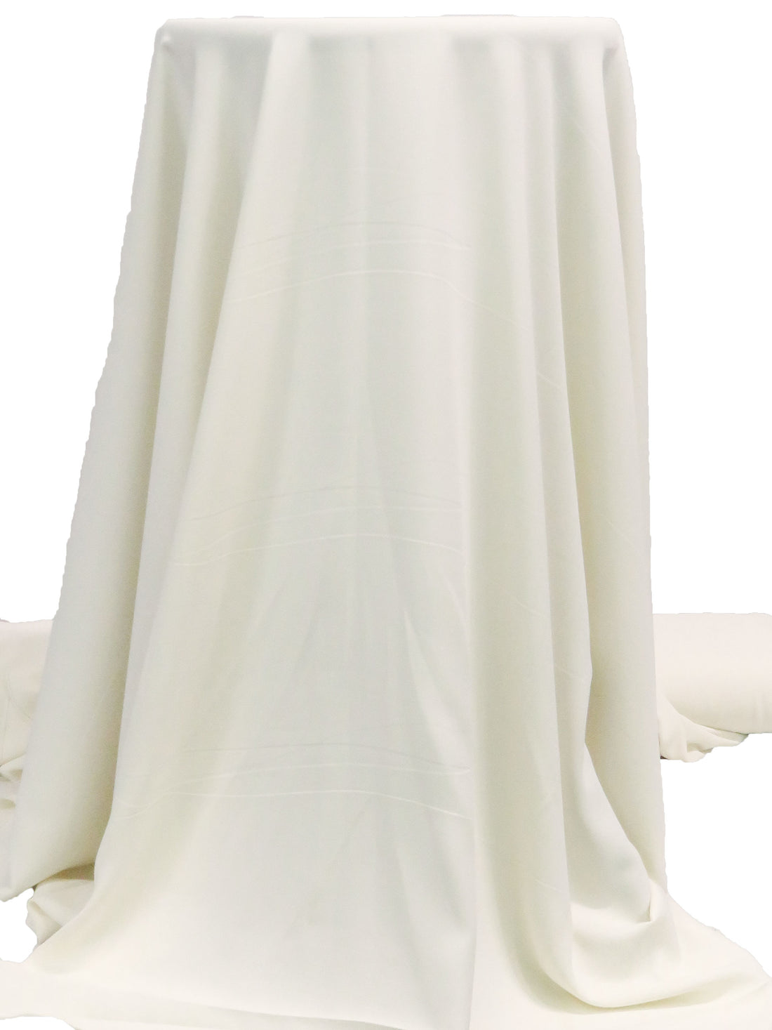 Eggshell 100% Polyester Micro Twill Blouse Weight Woven - NY Designer - 58W