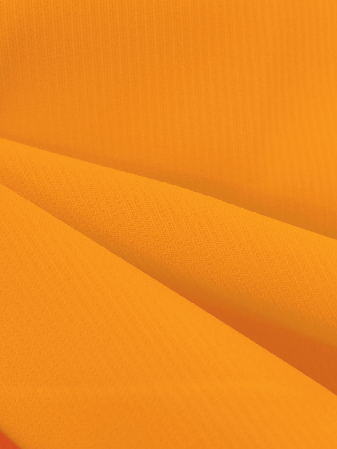 Vivid Marigold 100% Polyester Micro Twill Blouse Weight Woven - NY Designer - 58W