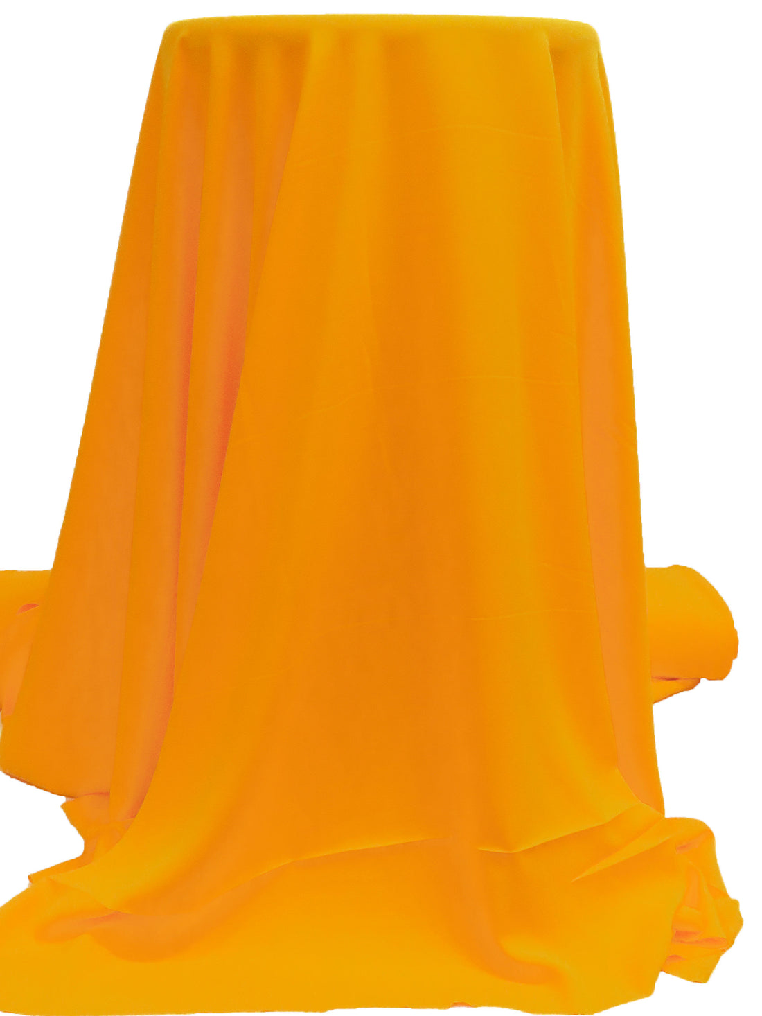 Vivid Marigold 100% Polyester Micro Twill Blouse Weight Woven - NY Designer - 58W