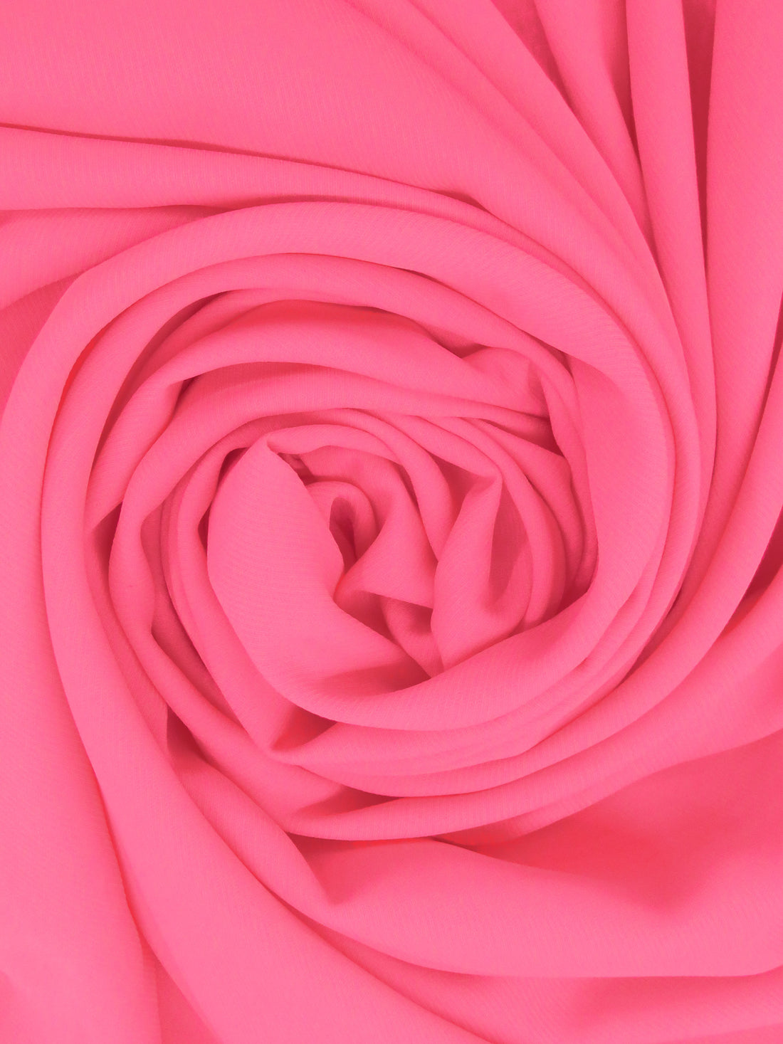 Highlighter Pink 100% Polyester Micro Twill Blouse Weight Woven - NY Designer - 58W