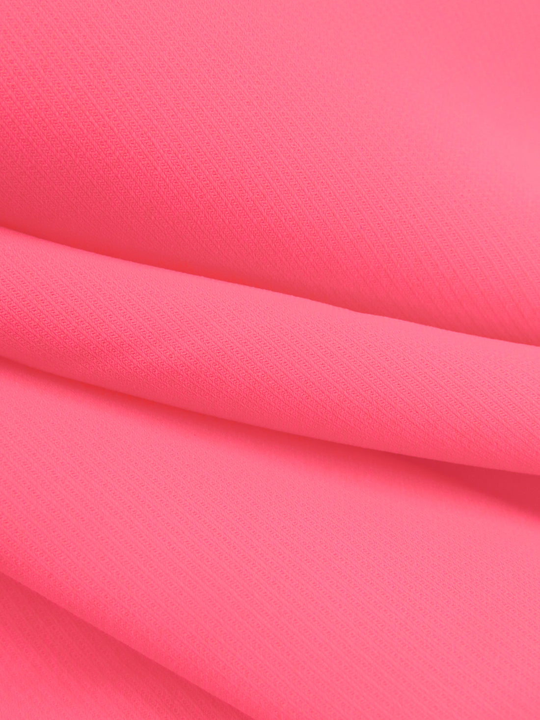 Highlighter Pink 100% Polyester Micro Twill Blouse Weight Woven - NY Designer - 58W