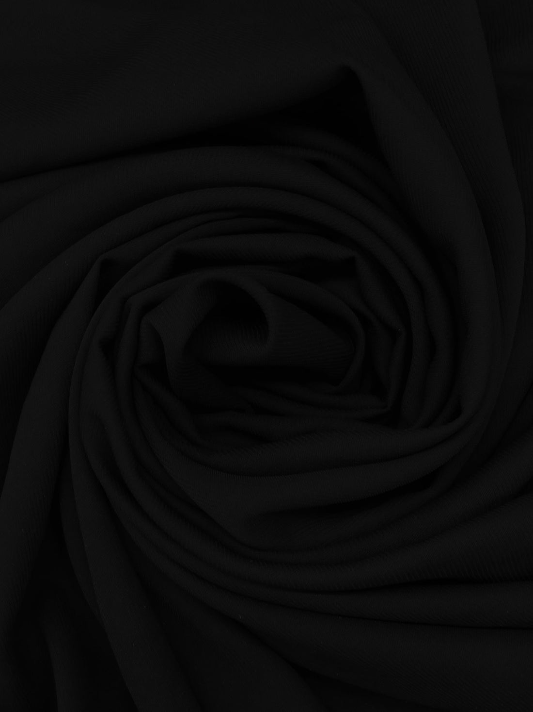 Cauldron Black 100% Polyester Micro Twill Blouse Weight Woven - NY Designer - 57W