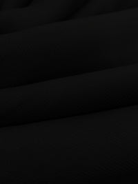 Cauldron Black 100% Polyester Micro Twill Blouse Weight Woven - NY Designer - 57W