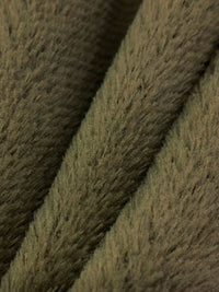 Dark Tan 100% Polyester High Loft Fleece - Polartec - 54W