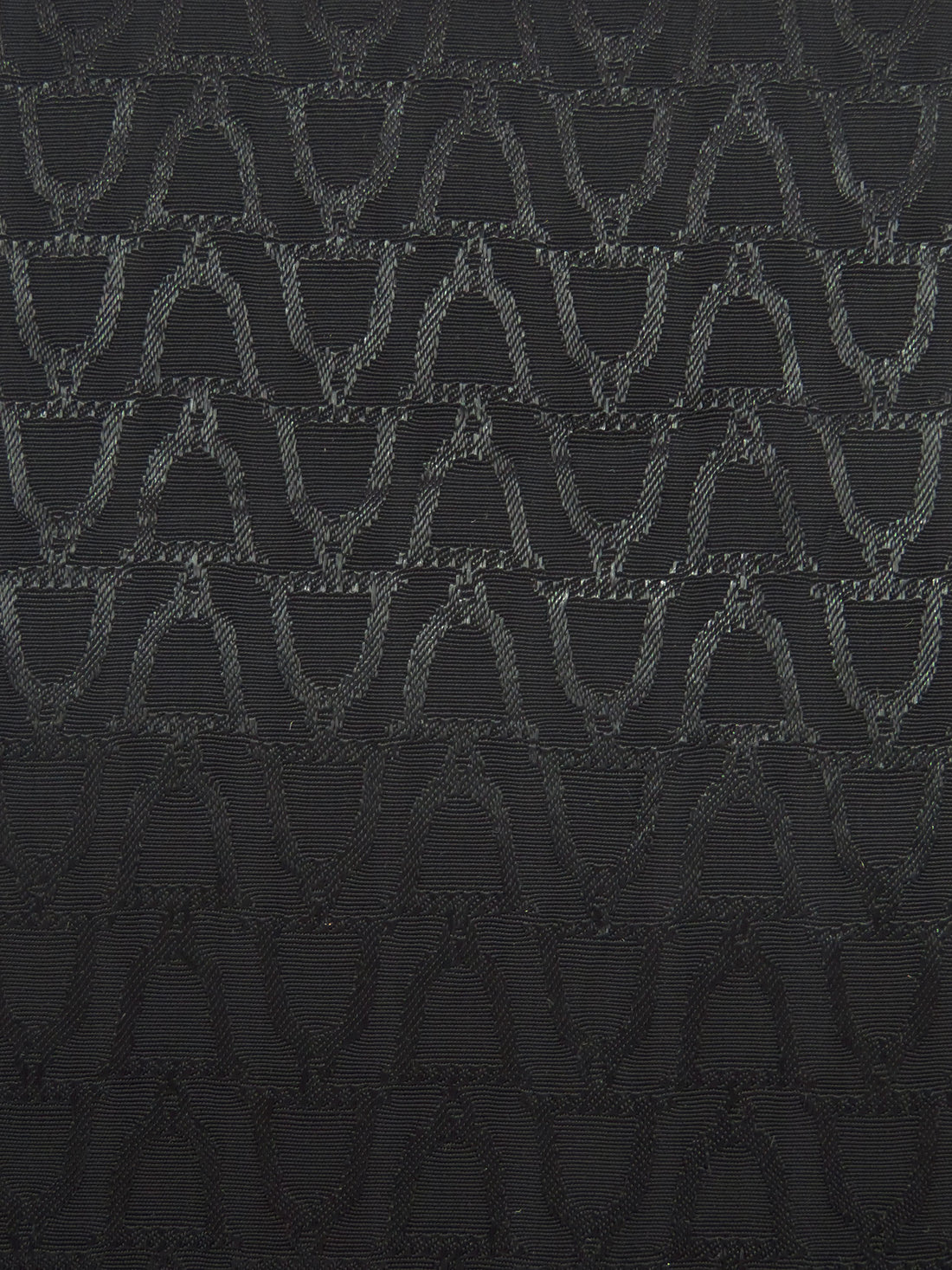 Black 100% Rayon Bells Weave Jacquard Drapey Blouse Weight Woven - NY Designer - 60W