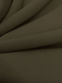 Rikan Brown Wool/Polyester Twill Suiting - NY Designer - 60W