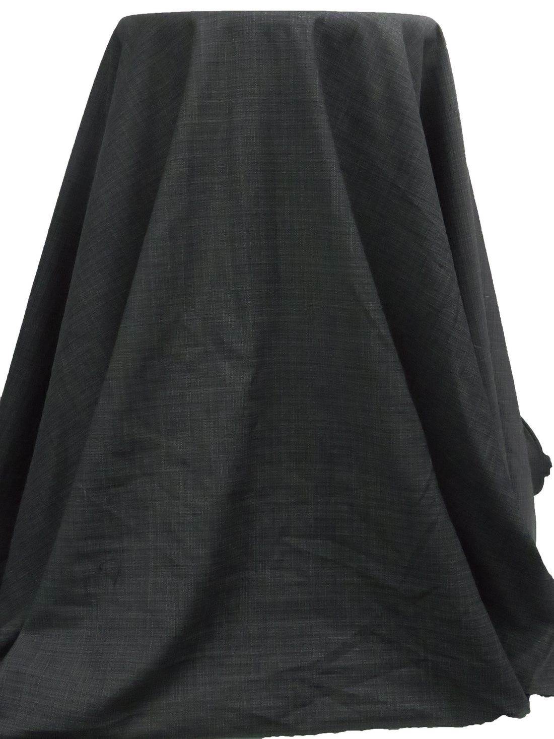 Dark Charcoal Gray/Light Gray Virgin Wool/Nylon/Lycra Tweed Stretch Suiting - NY Designer - 60W
