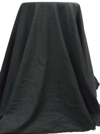Dark Charcoal Gray/Light Gray Virgin Wool/Nylon/Lycra Tweed Stretch Suiting - NY Designer - 60W