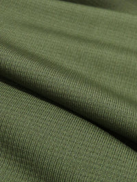 Verdun Green 100% Polyester Faint Shadow Stripe Performance Grid Activewear Knit - Polartec - 60W
