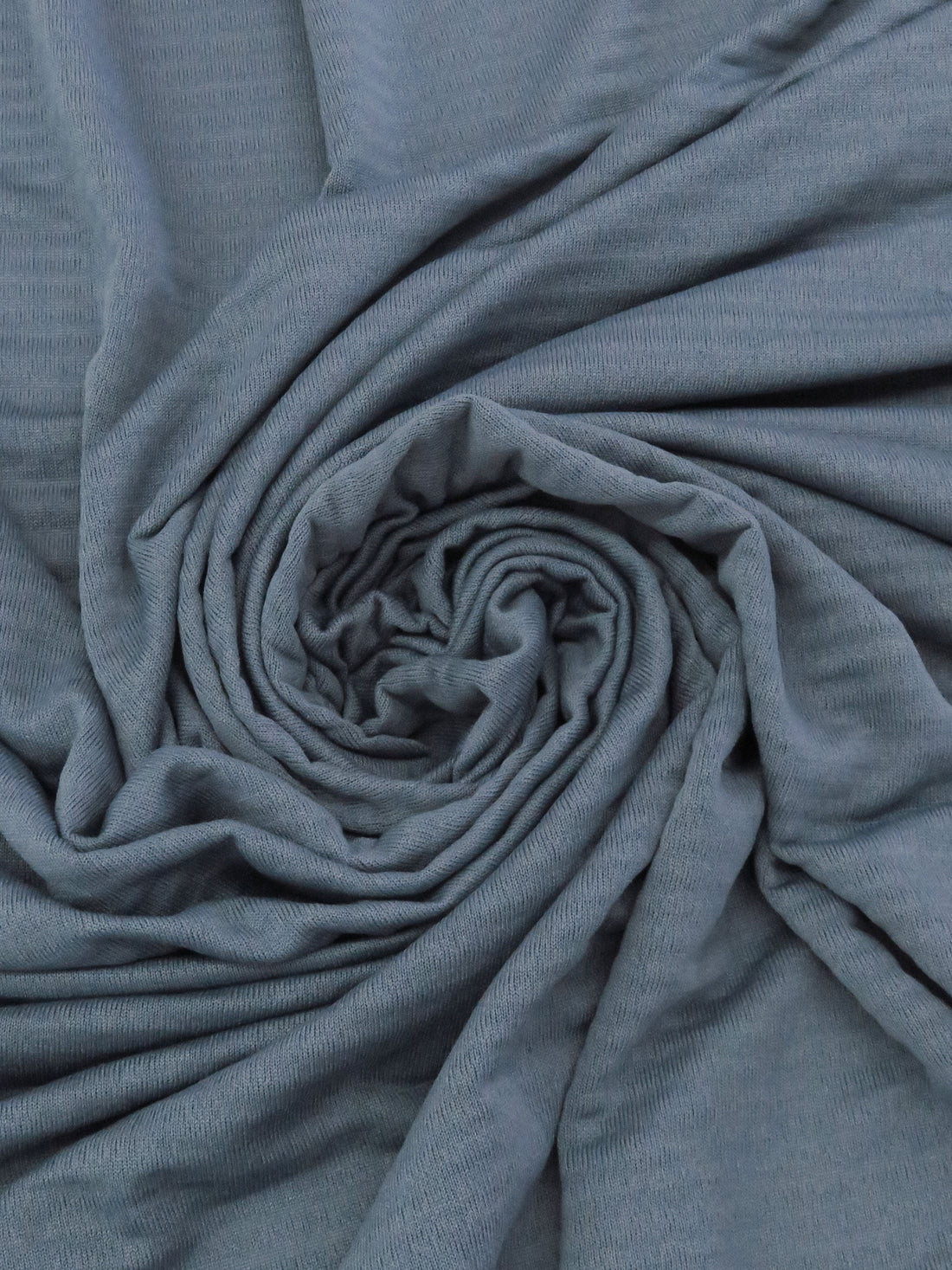 Air Force Blue Polyester/Spandex Power Grid Fleece Knit - Polartec - 60W