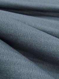 Air Force Blue Polyester/Spandex Power Grid Fleece Knit - Polartec - 60W