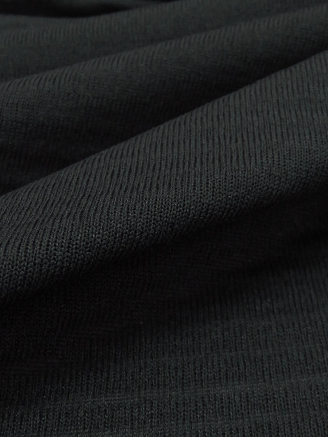 Cauldron Black Polyester/Spandex Power Grid Fleece Knit - Polartec - 60W