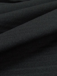 Cauldron Black Polyester/Spandex Power Grid Fleece Knit - Polartec - 60W
