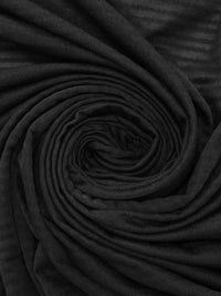 Dark Charcoal Gray Polyester/Spandex Power Grid Fleece Knit - Polartec - 64W