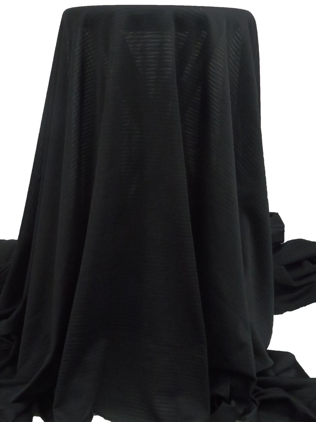 Dark Charcoal Gray Polyester/Spandex Power Grid Fleece Knit - Polartec - 64W