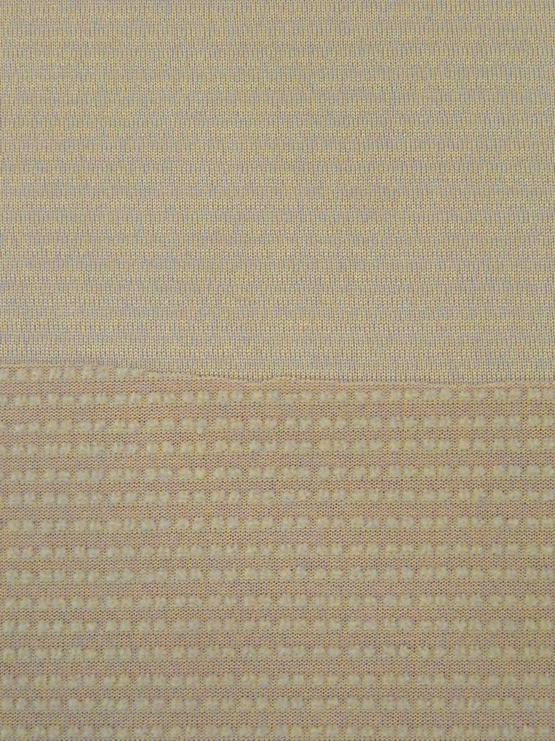 Tan Polyester/Spandex Power Grid Fleece Knit - Polartec - 64W