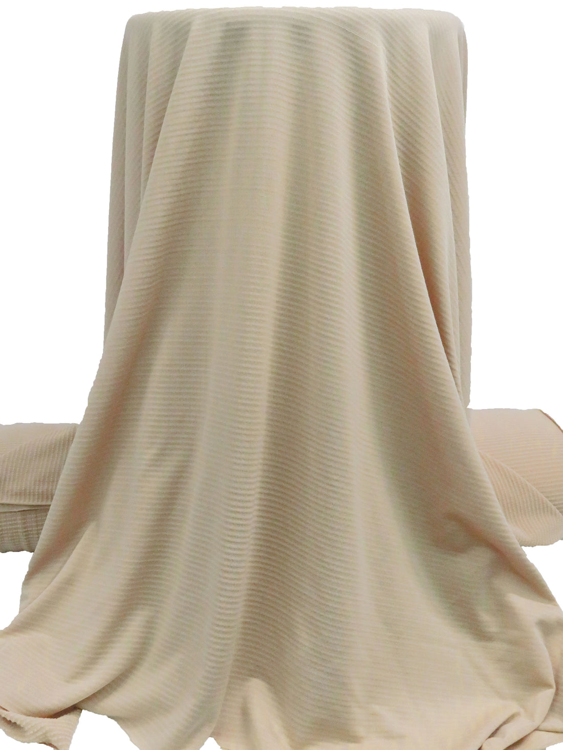 Tan Polyester/Spandex Power Grid Fleece Knit - Polartec - 64W