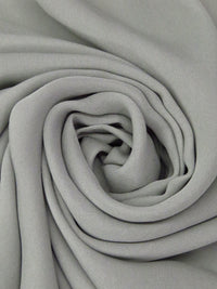 Silver Foil 100% Silk Double Georgette - NY Designer - 42W