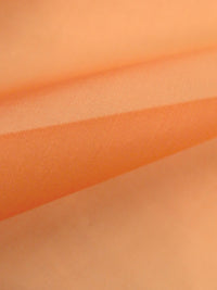 Vivid Tangelo 100% Silk Organza - NY Designer - 42W