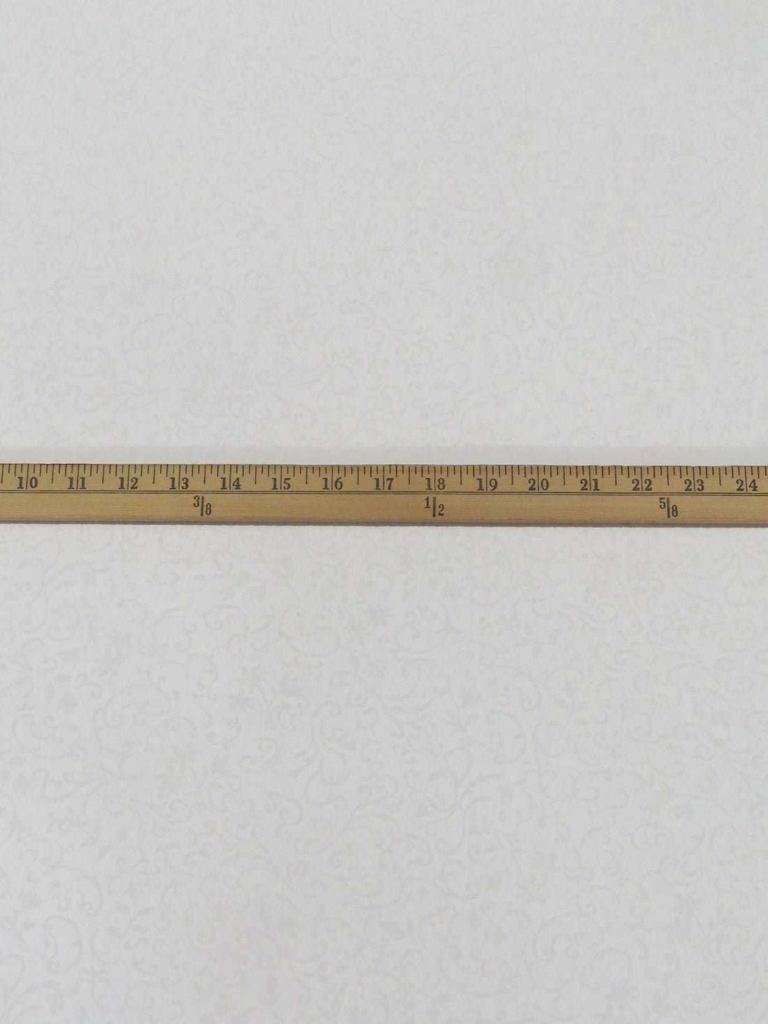 White Cotton/Polyester/Lycra Scrollwork Burnout Jersey Knit 58W