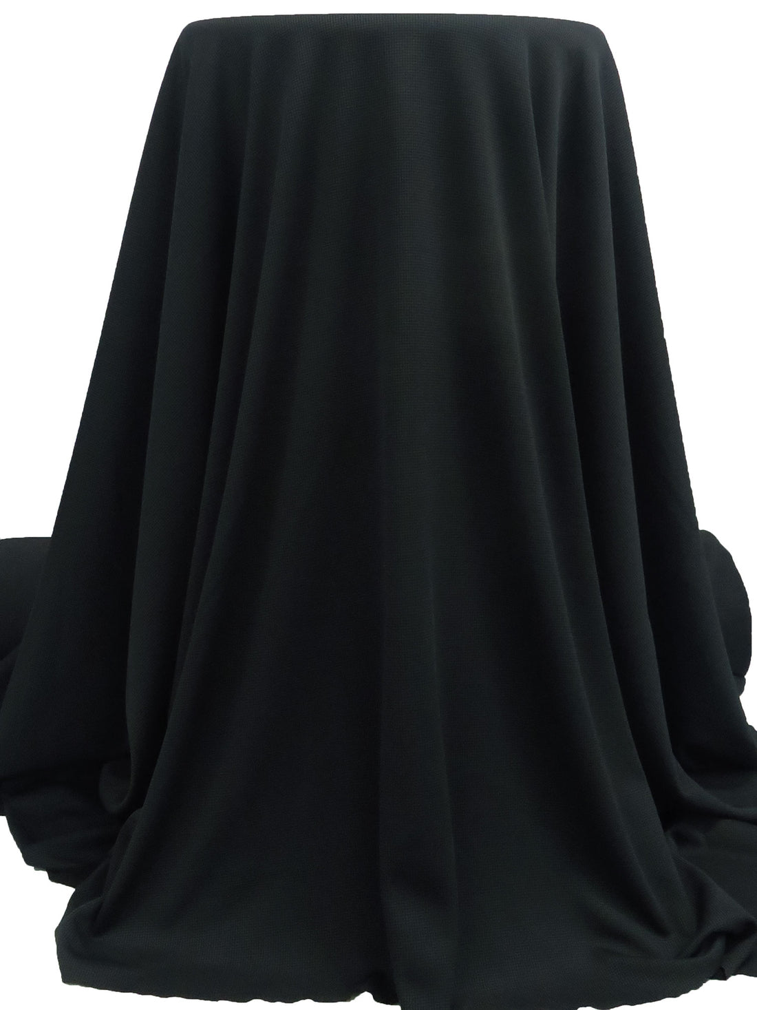 Dark Charcoal Gray 100% Polyester Performance Grid Activewear Knit - Polartec - 62W