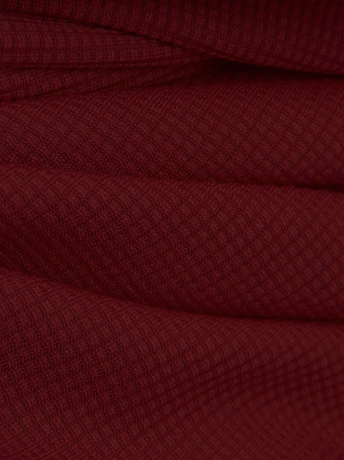 Dark Maroon 100% Polyester Performance Grid Activewear Knit - Polartec - 60W