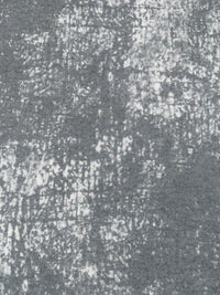 Dark Nickle/Light Gray Polyester/Lycra Grunge Print Brushed Sweater Knit 52W