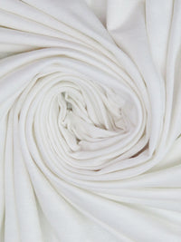 Soft White Modal/Lycra Jersey Knit 59W