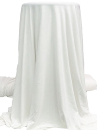 Soft White Modal/Lycra Jersey Knit 59W