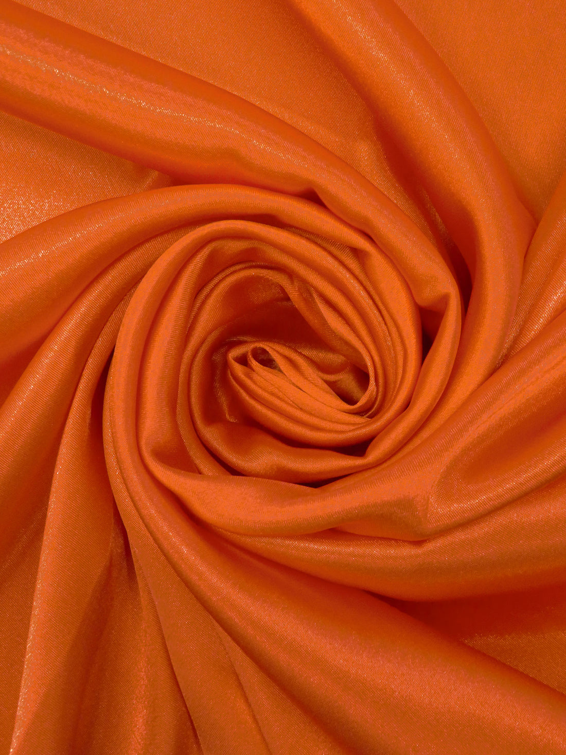 Vivid Orange 100% Polyester Charmeuse - NY Designer - 56W