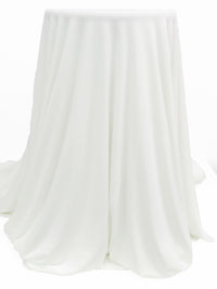 Daisy White Polyester/Lycra ITY Knit - NY Designer - 56W