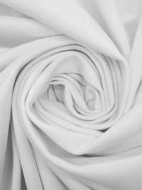 Pure White Rayon/Nylon/Lycra Ponte Knit - NY Designer - 58W