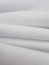 Pure White Rayon/Nylon/Lycra Ponte Knit - NY Designer - 58W