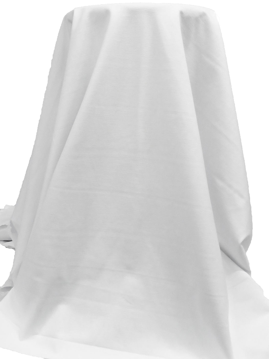 Pure White Rayon/Nylon/Lycra Ponte Knit - NY Designer - 58W