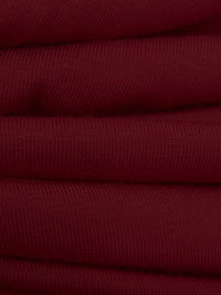 Dark Maroon Rayon/Lycra Jersey Knit - NY Designer - 58W