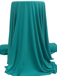Teal Polyester/Lycra ITY Knit - NY Designer - 58W