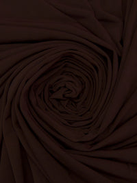 Dark Chocolate Polyester/Lycra ITY Knit - NY Designer - 58W